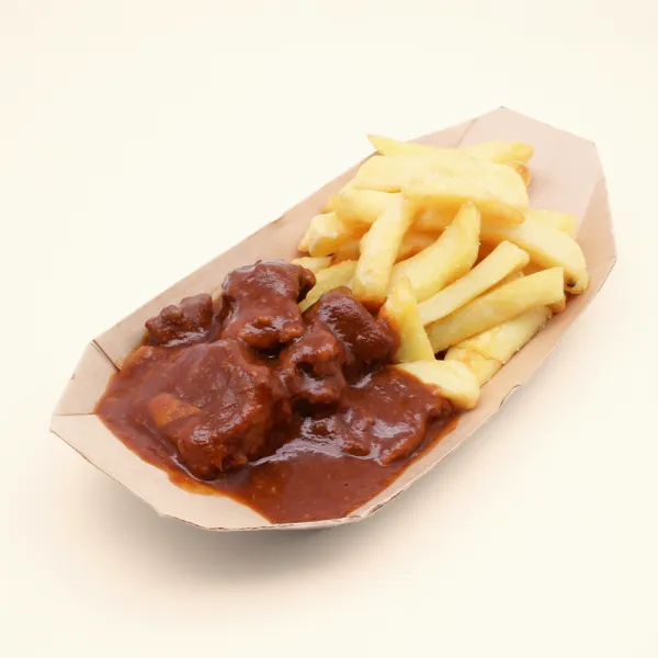 カルボナード&フリッツセット 〜シメイブルーを使った牛肉のビール煮込み〜